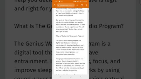 Genius wave Review