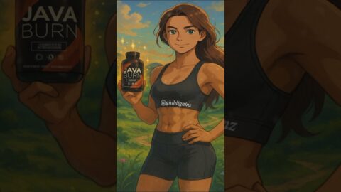 🔥 Java Burn Transformation – Ghibli Style Fitness Magic! 💪✨ #shorts #JavaBurn #GhibliFitness